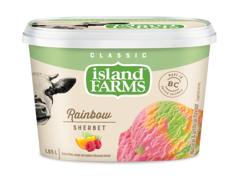 Rainbow Sherbet Island Farms